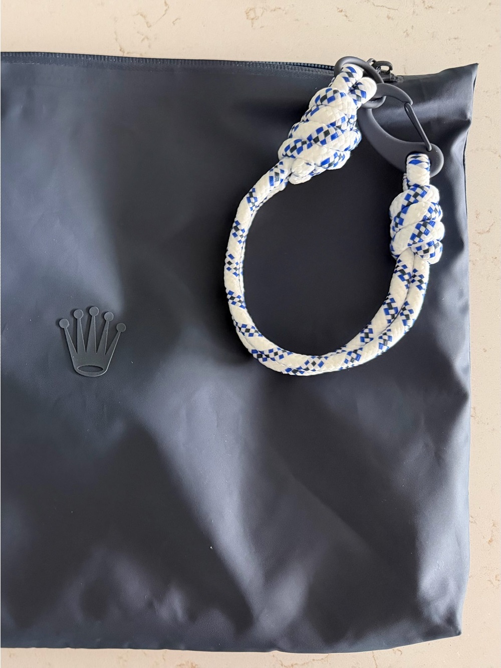 NEW Rolex brand blue toiletry bag or document pouch - Picture 6 of 7